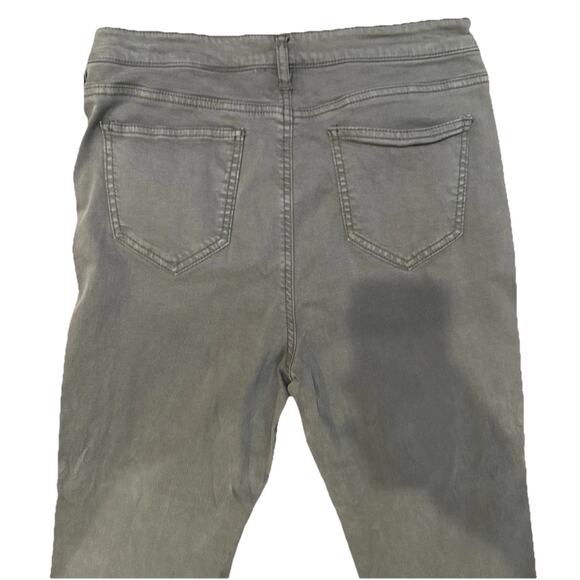 Buffal David Bitton Khaki Pants Green Womens 8/29 Havana High Rise Stretch Ankle - Picture 8 of 8